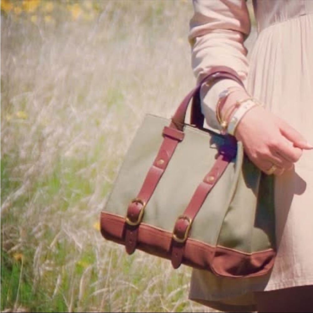 Elegant Two-Tone Women's Satchel